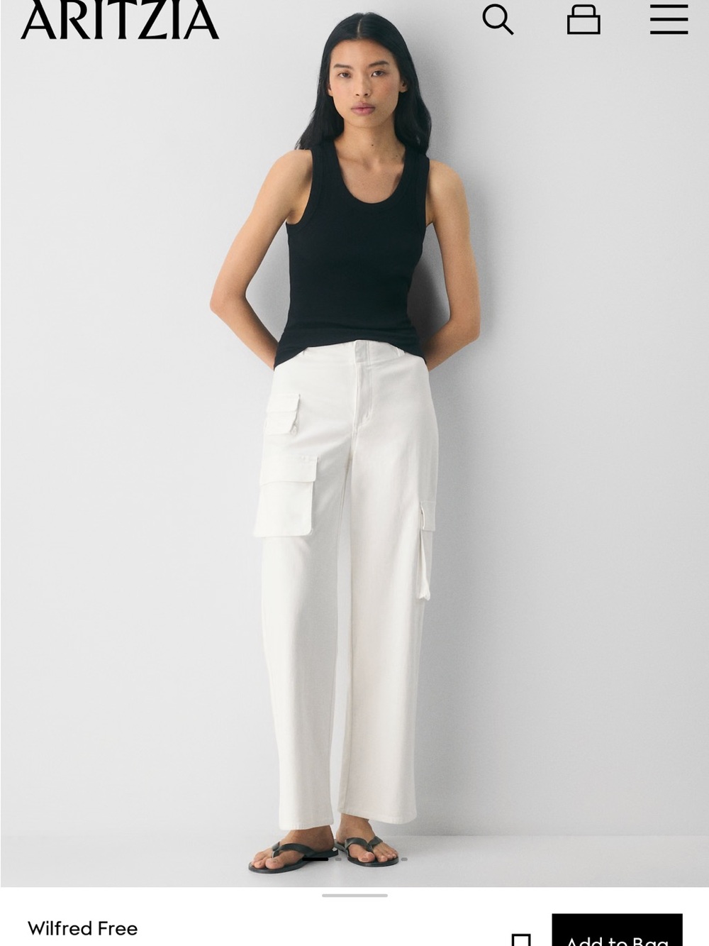 Aritzia Wilfred Free Picture Cargo Pants originally $128